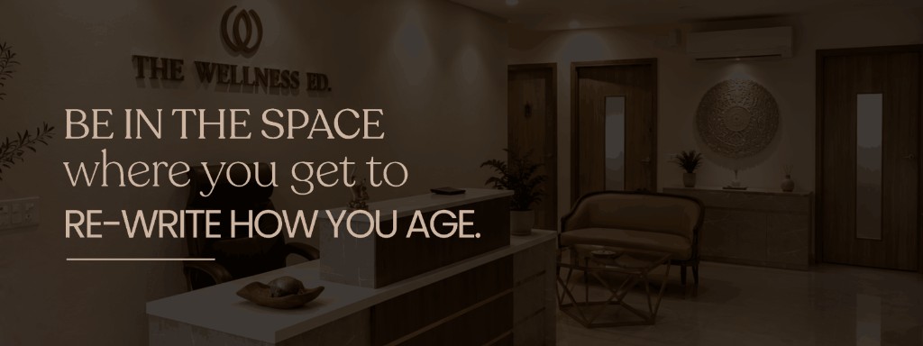 Be in the space where you get to re-write how you age. — The Wellness Ed reception.