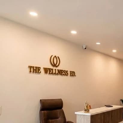 The brand wall — The Wellness Ed, Dwarka