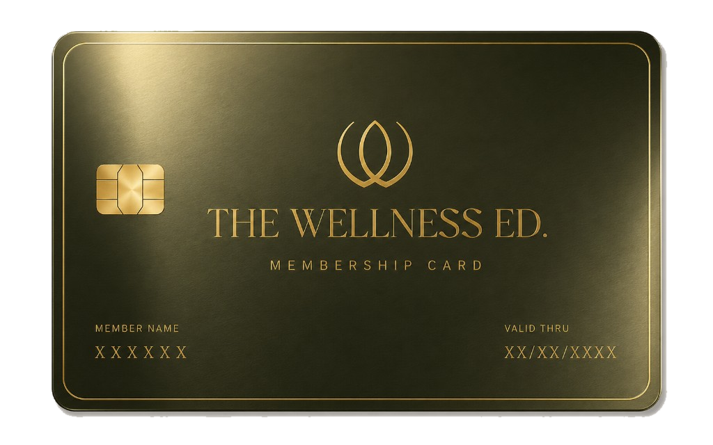 The Wellness Ed. Membership Card