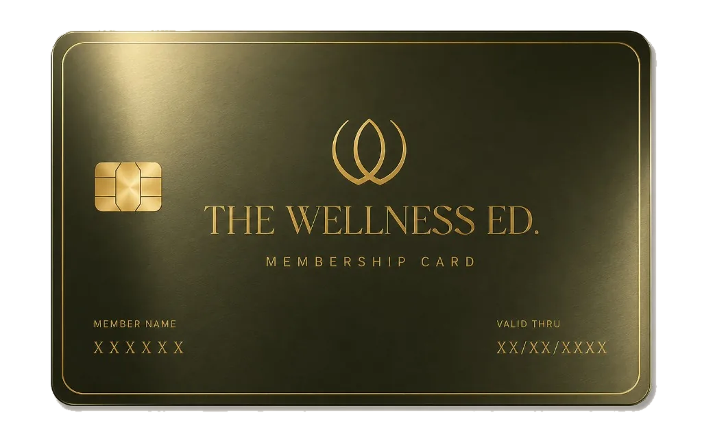 The Wellness Ed. Membership Card